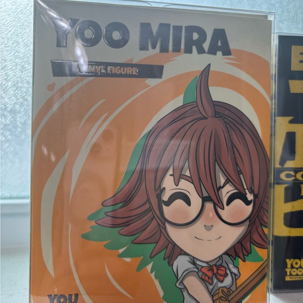 Yoo Mira Orange Vinyl Figure Collectible - Cute Character Toy